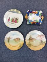 4 ROYAL DOULTON PLATES 1930S