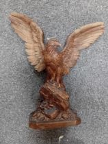 CARVED FIGURE OF AN EAGLE