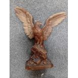 CARVED FIGURE OF AN EAGLE