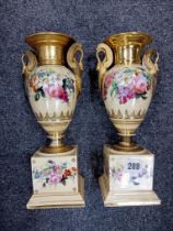 PAIR OF CONTINENTAL VASES