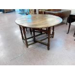 18TH CENTURY OAK DROP LEAF TABLE