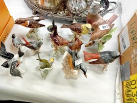 COLLECTION OF GOEBEL BIRDS