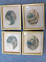 4 VICTORIAN BAXTER STYLE PRINTS