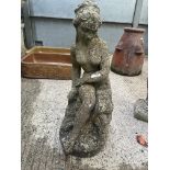 COMPOSITE CONCRETE GARDEN FIGURINE