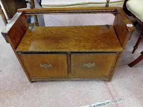 1930S OAK HALL SEAT