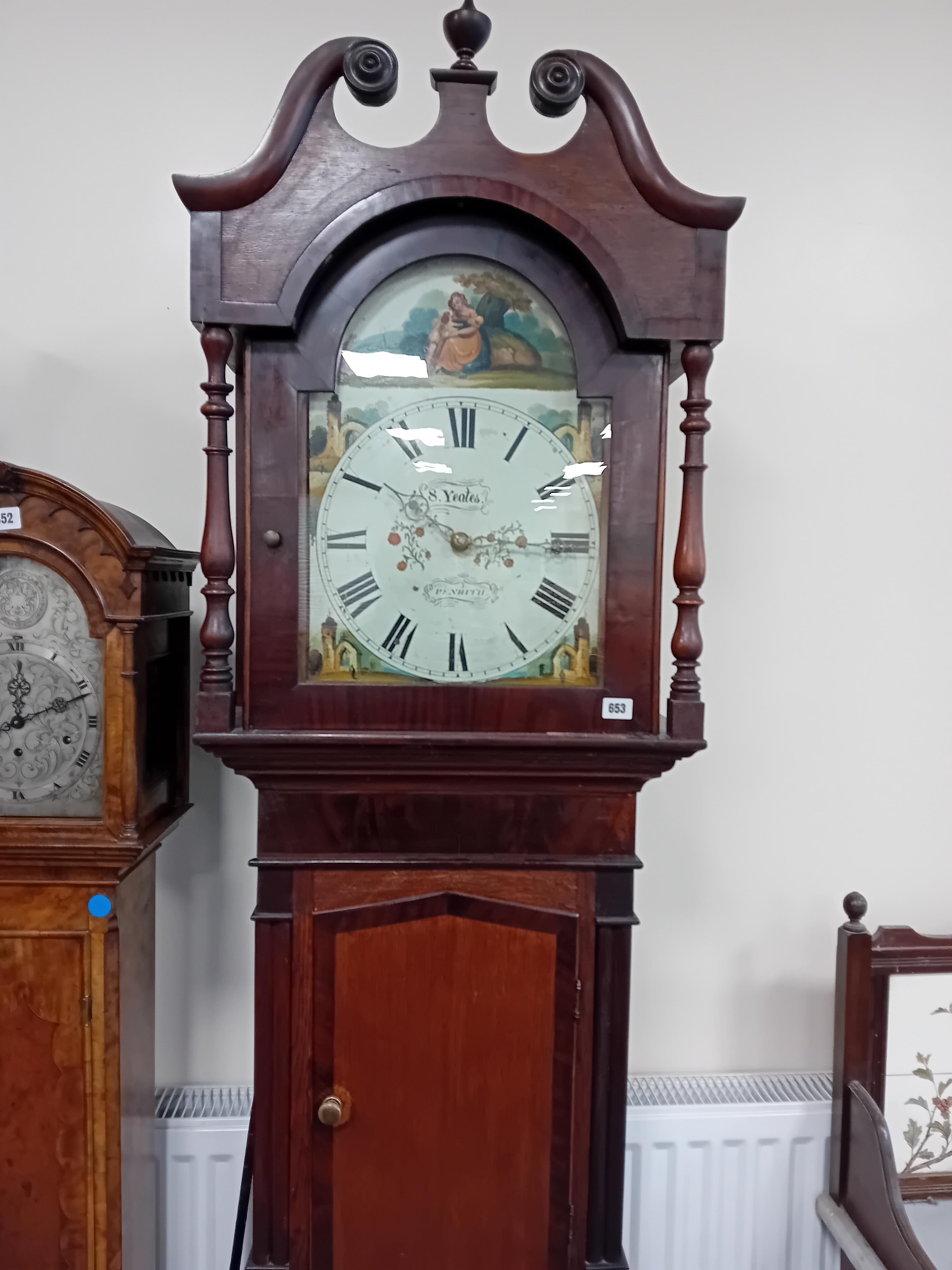 EARLY 19TH CENTURY LONG CASE CLOCK