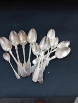 COLLECTION OF GEORGIAN & LATER SPOONS