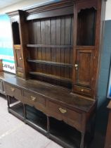 LATE 18TH CENTURY OAK DRESSER