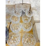 18 ROYAL BRIERLEY CUT HOCK GLASSES