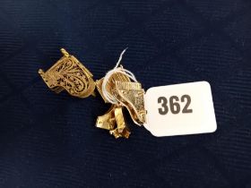 4 9 CARAT GOLD PIANO CHARMS & PLUS 1