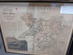 NEW MAP OF NORTH WALES 1820 - 22