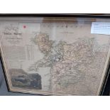 NEW MAP OF NORTH WALES 1820 - 22