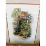 MCCDONALD SIGNED LIMITED PRINT OF GARDEN