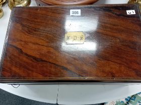 VICTORIAN MAHOGANY WRITING SLOPE