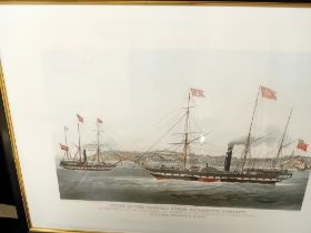 THE OPIUM SHIPS AT ITIUM IN CHINA 1834