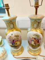 PAIR OF 19TH CENTURY CONTINTENTAL VASES