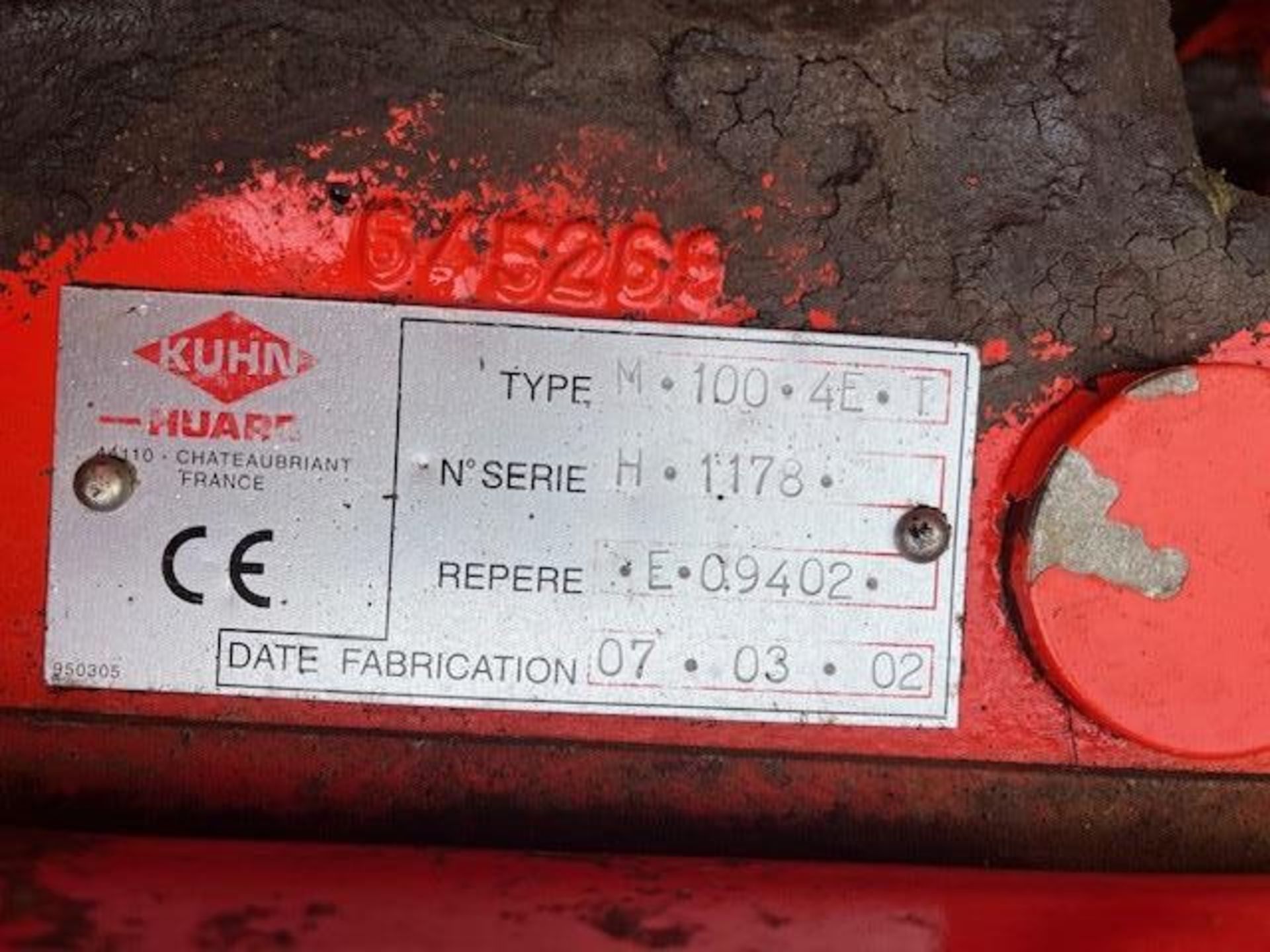 KUHN MASTER 5 FURROW REVERSIBLE PLOUGH - Image 4 of 4