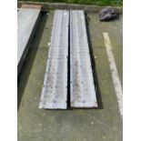 SET OF LOADING RAMPS (ALLOY CHEQUER
