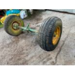 BRAKED TRAILER AXLE