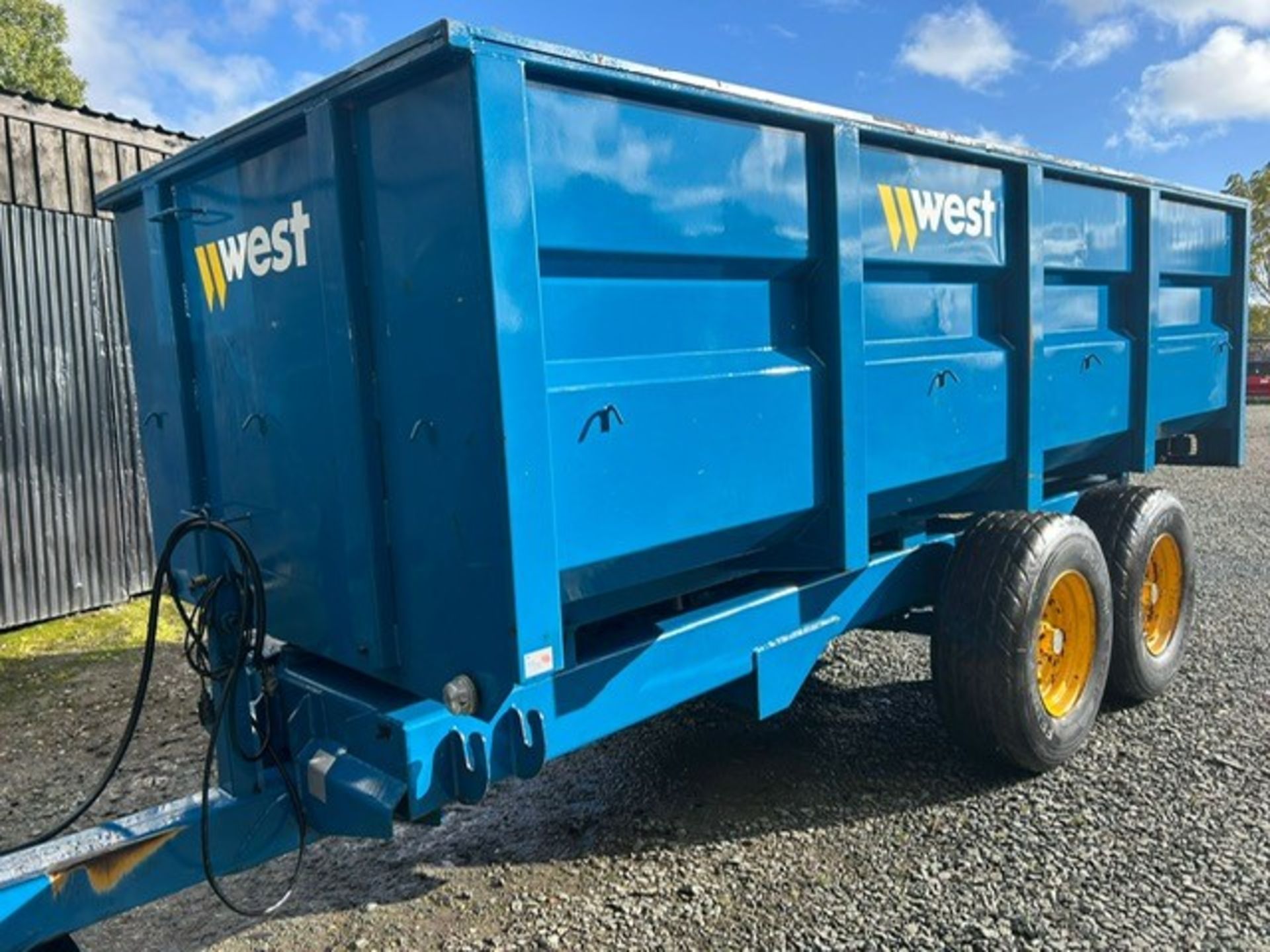 WEST 10 TON TIPPING TRAILER,
