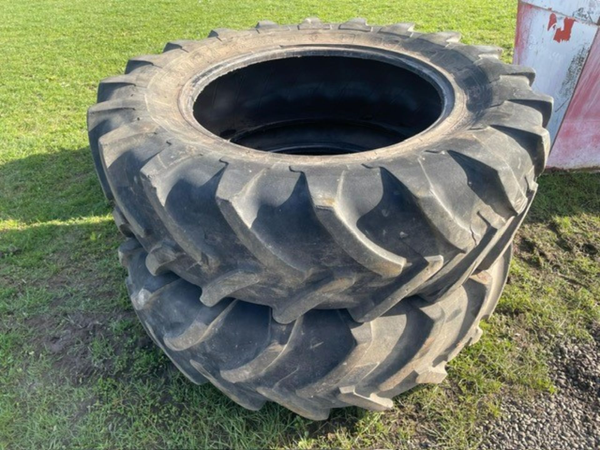 PAIR OF 16.9/34 MICHELIN TRACTOR TYPES