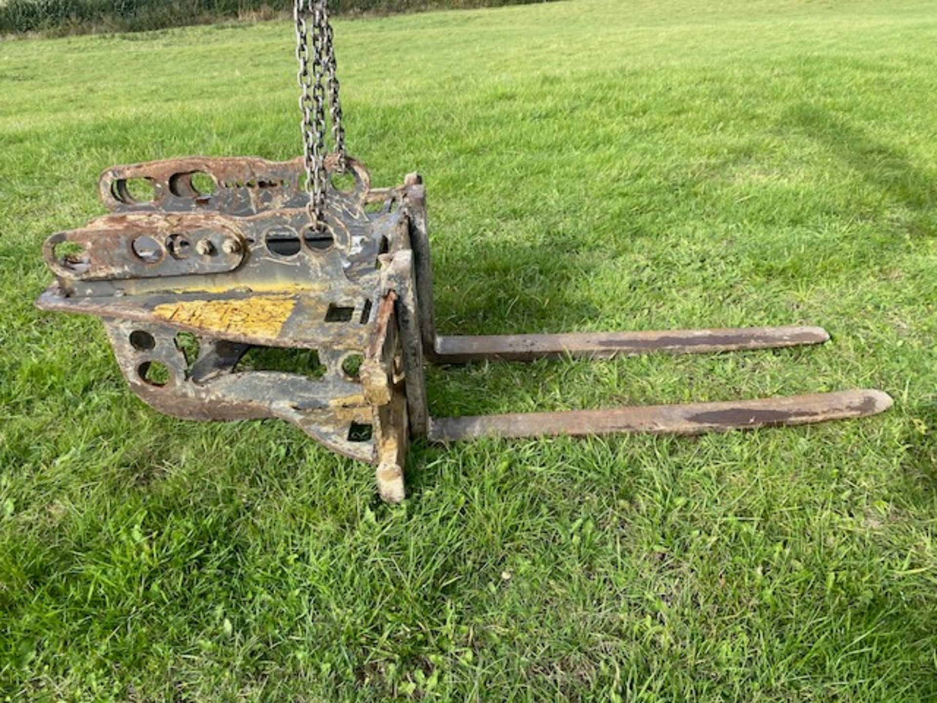 SET OF DIGGER PALLET TINES