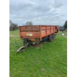GRIFFITHS TWIN AXLE ROOT TRAILER