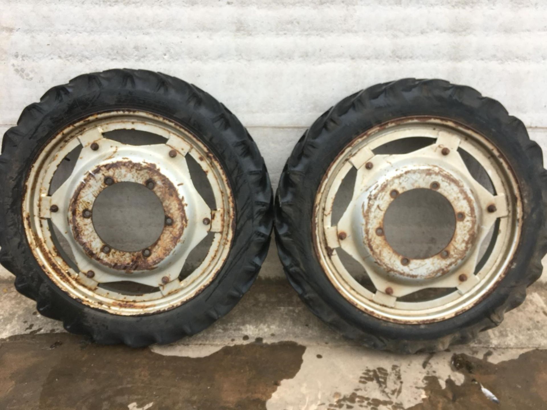 MF TRACTOR 8.3 X 32 ROW CROP WHEELS