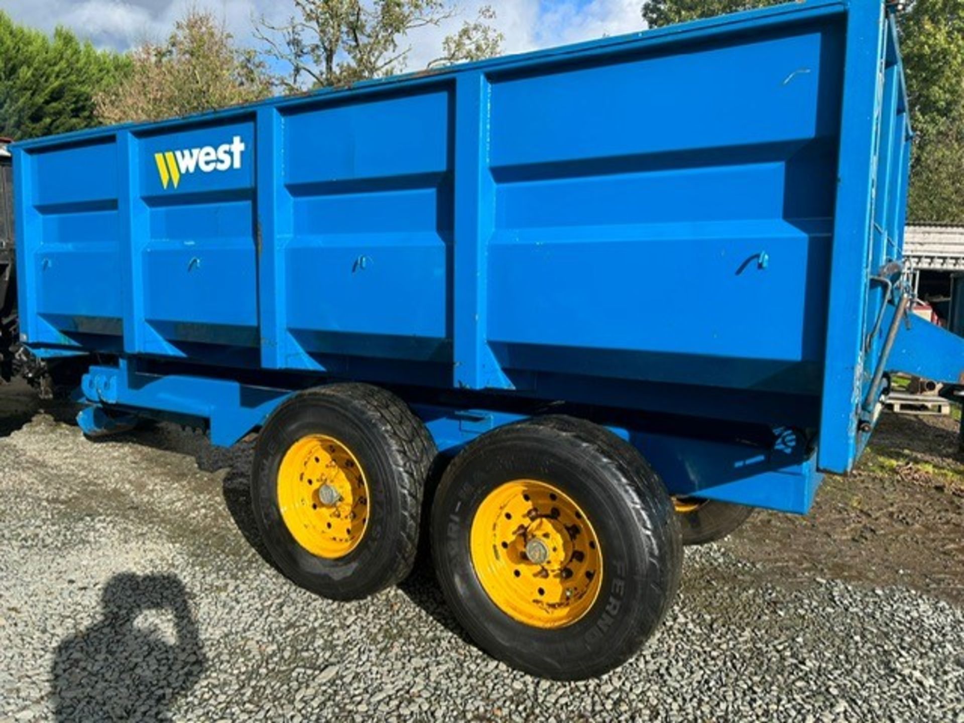 WEST 10 TON TIPPING TRAILER, - Bild 3 aus 9