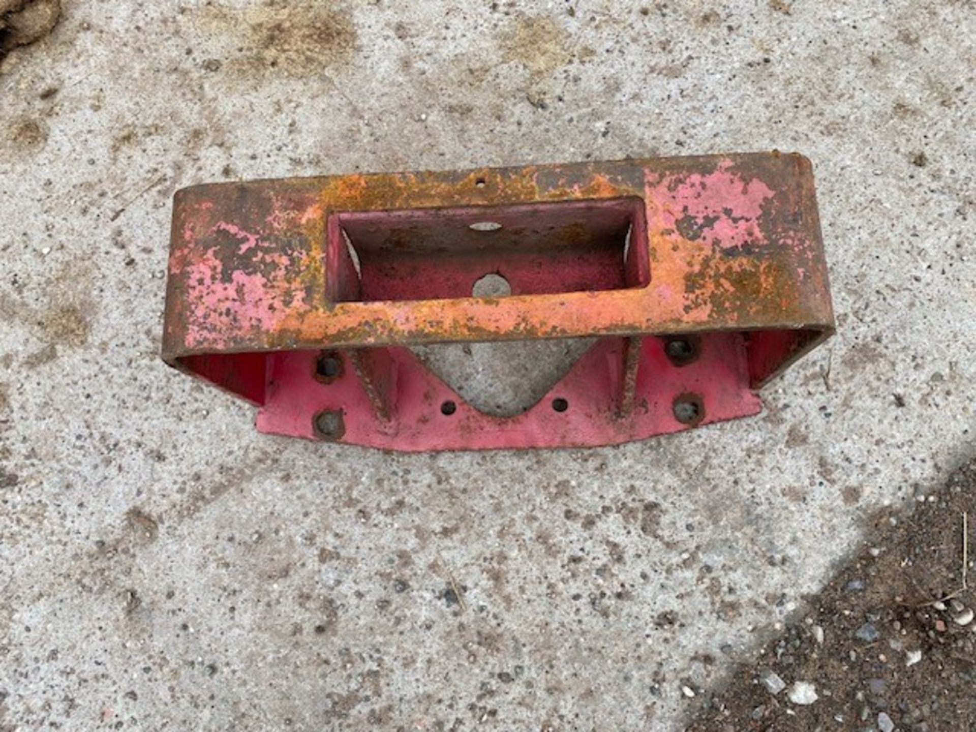 MASSEY FERGUSON WEIGHTS FRAME - NO VAT - Image 2 of 2