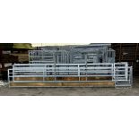 1 X 20ft HEAVY DUTY SHEEP FEED BARRIER