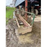 15FT CATTLE FEED BARRIER WITH TROUGHS