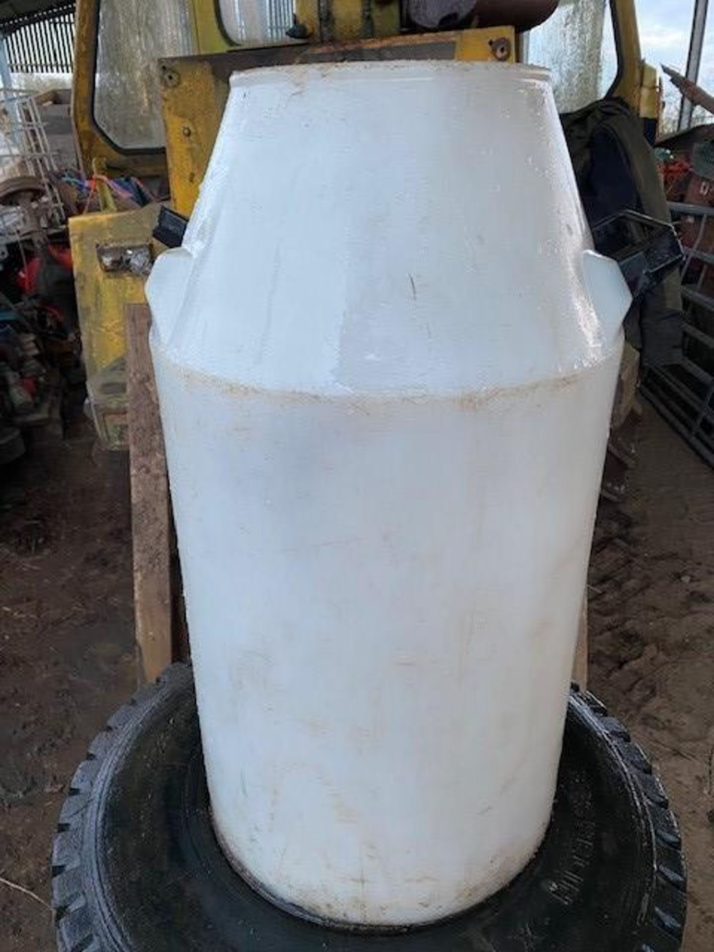 MILK DUMP BUCKET - NO VAT - Image 2 of 2