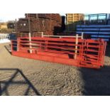 2 X 15ft PAINTED SHEEP BARRIER + GATE