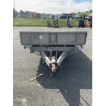 NUGENT 16FT TWIN AXLE FLAT TRAILER