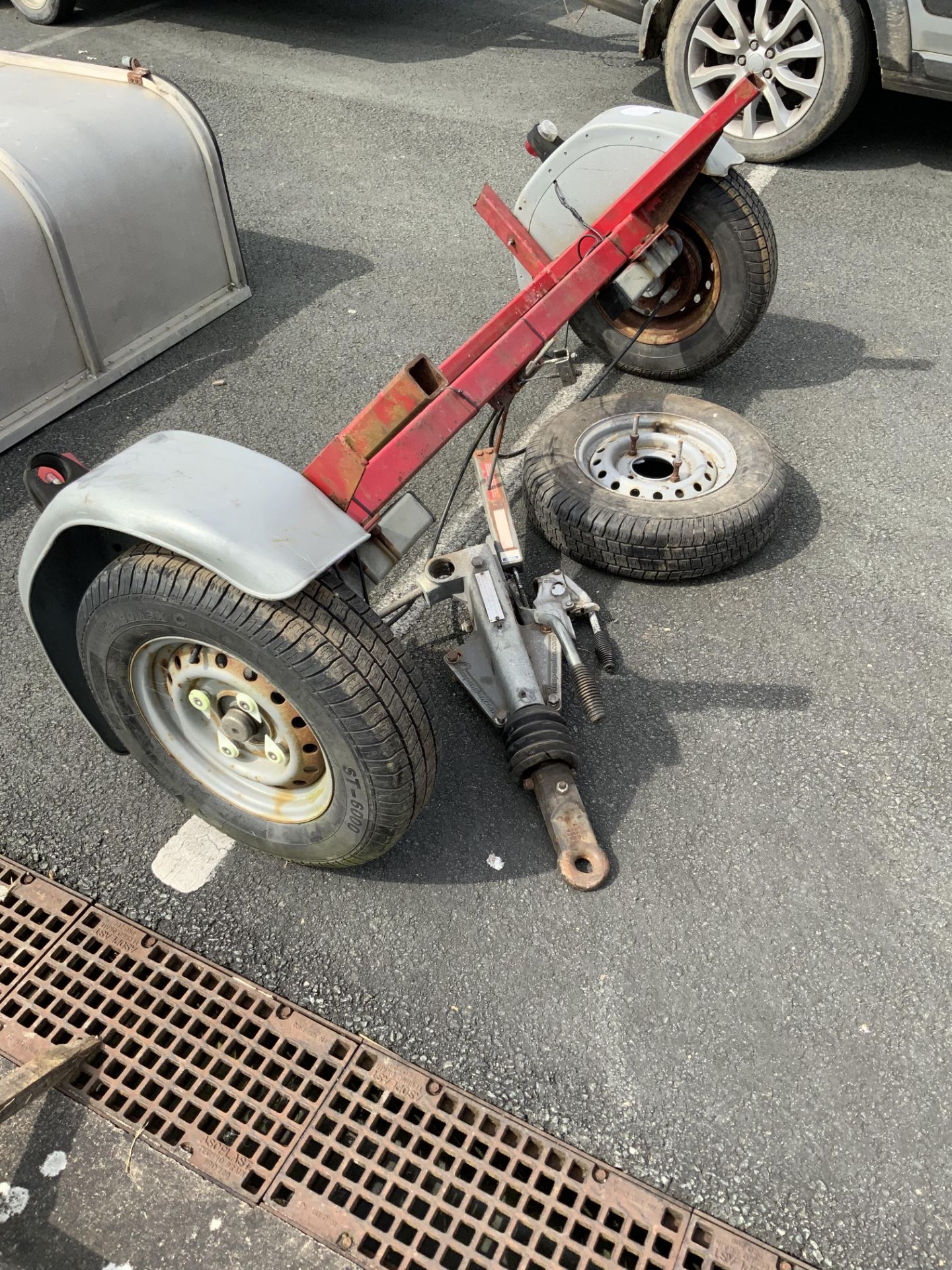 AXLE, HITCH/SPARE WHEEL - Image 2 of 2