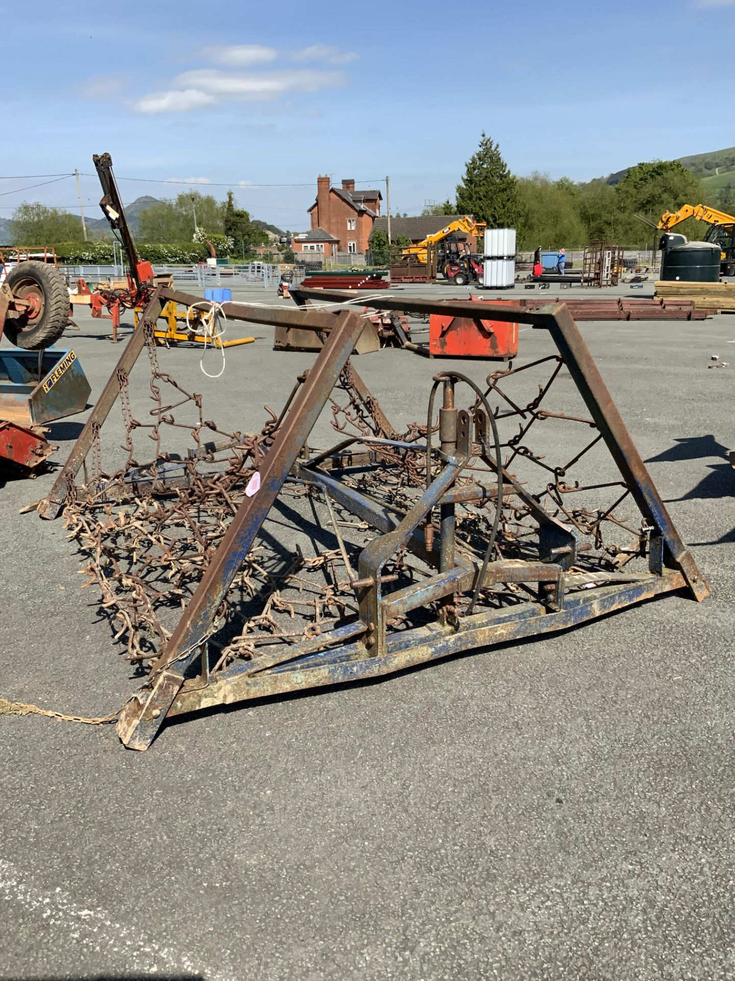 15FT FOLDING CHAIN HARROW