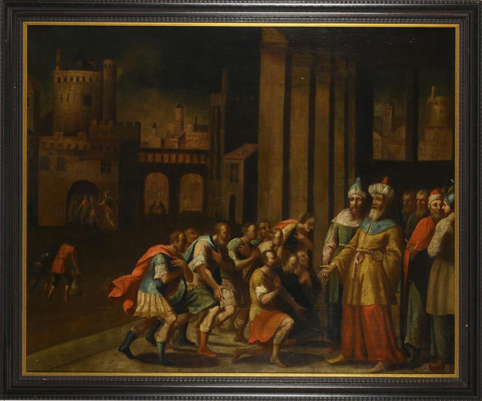Barocker Maler: Joseph und seine Brüder. - Bild 3 aus 5