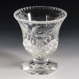 Seltene Vase "rock crystal".