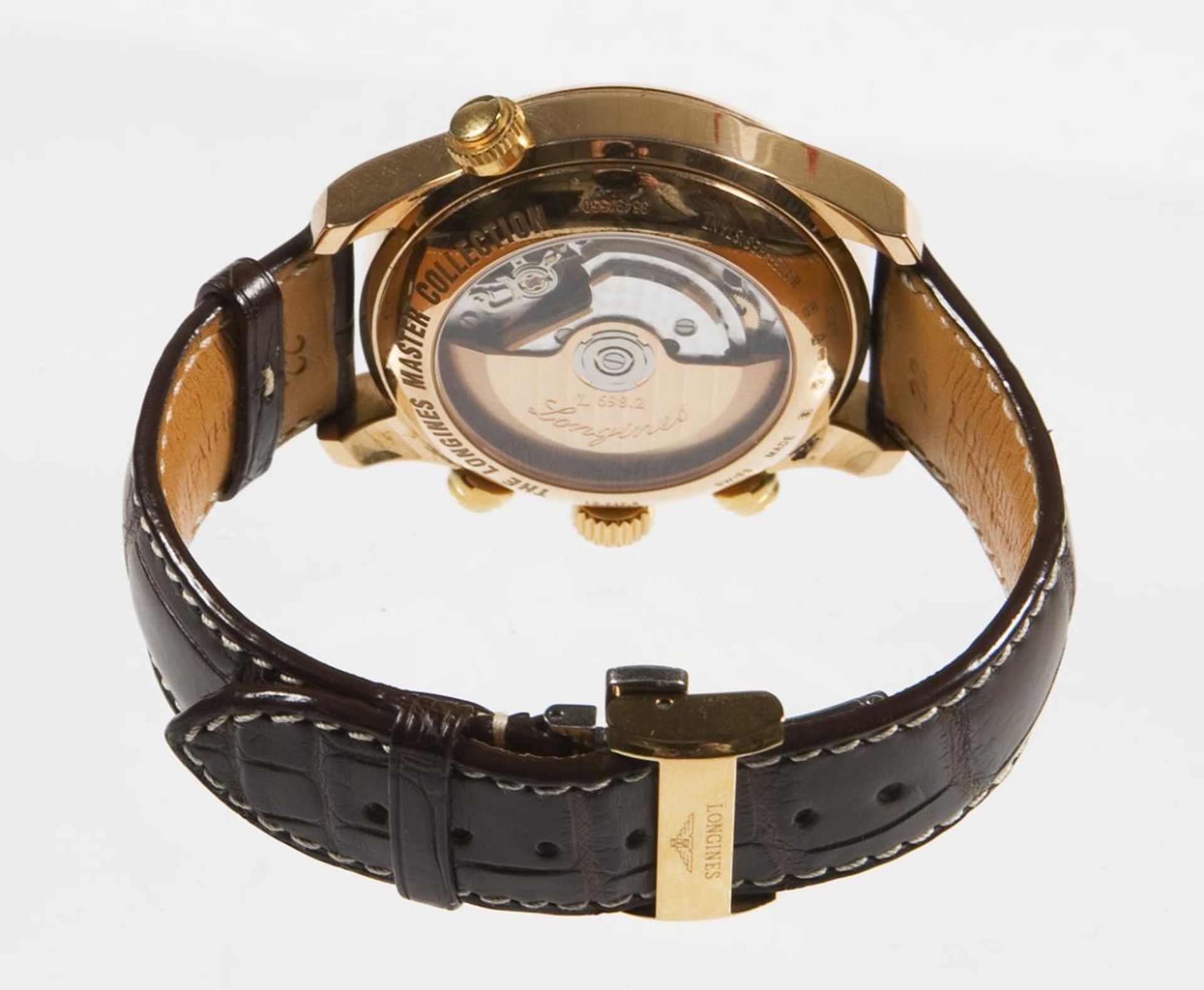 Armbanduhr: Master Collection Retrograde in Gold.. LONGINES. - Image 6 of 16