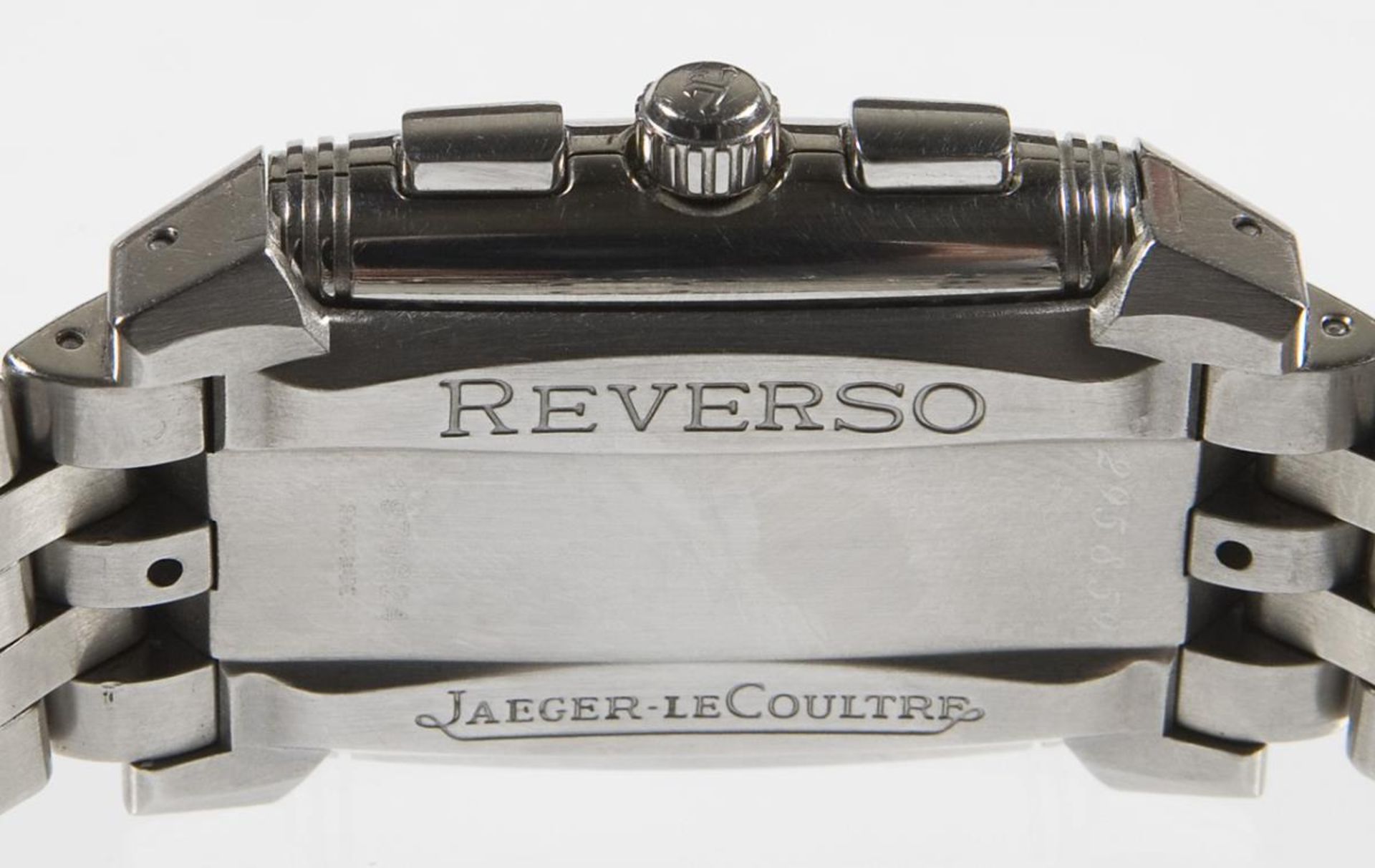 Armbanduhr: Gran Sport Reverso Chronograph Retrograde.. JAEGER-LECOULTRE. - Image 4 of 11