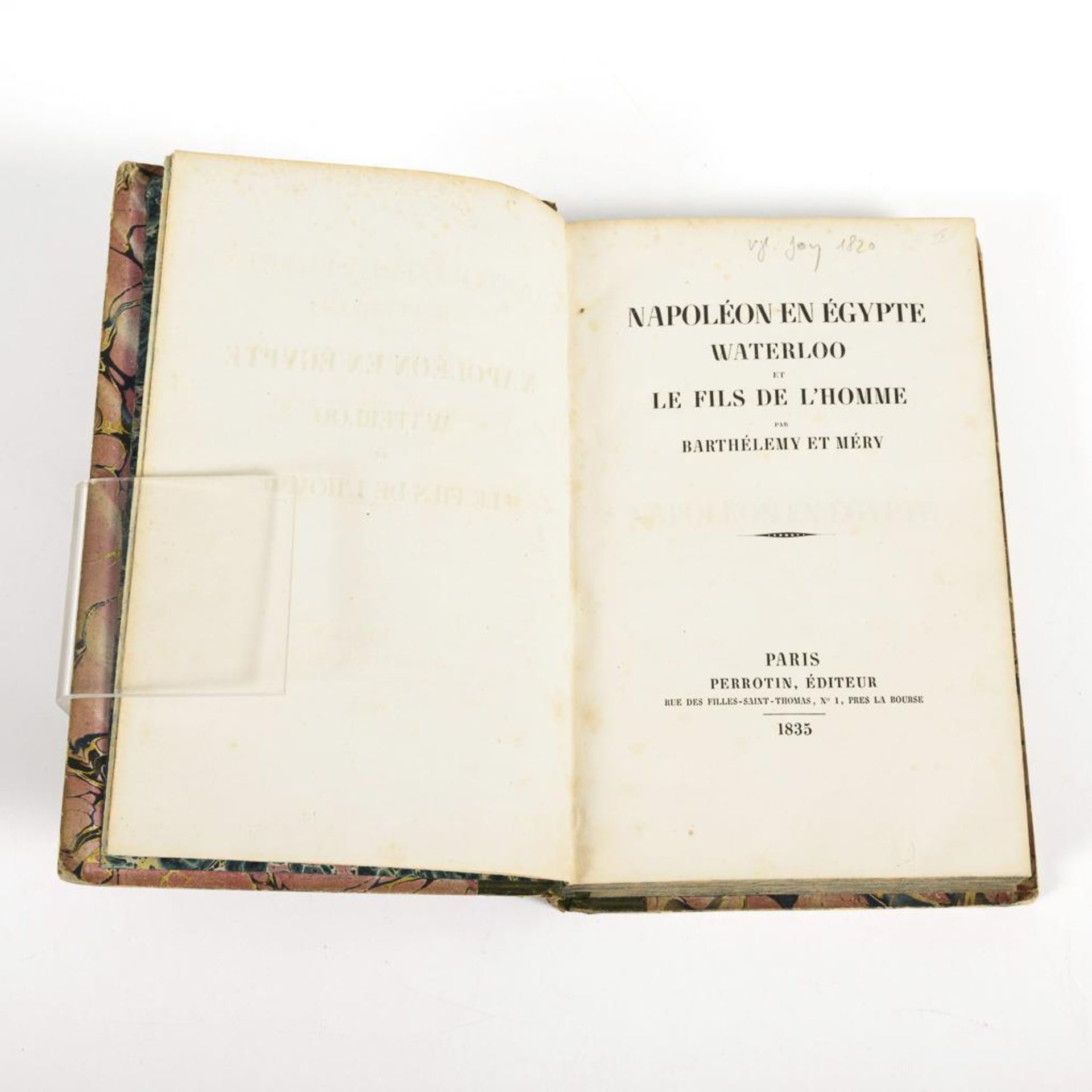 BARTHÉLEMY ET MÉRY. "Napoléon en Egypte, Waterloo et Le fils de l'homme".