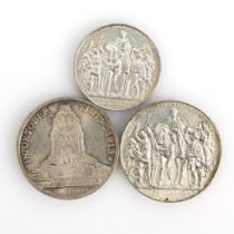3 Münzen Deutsches Reich.