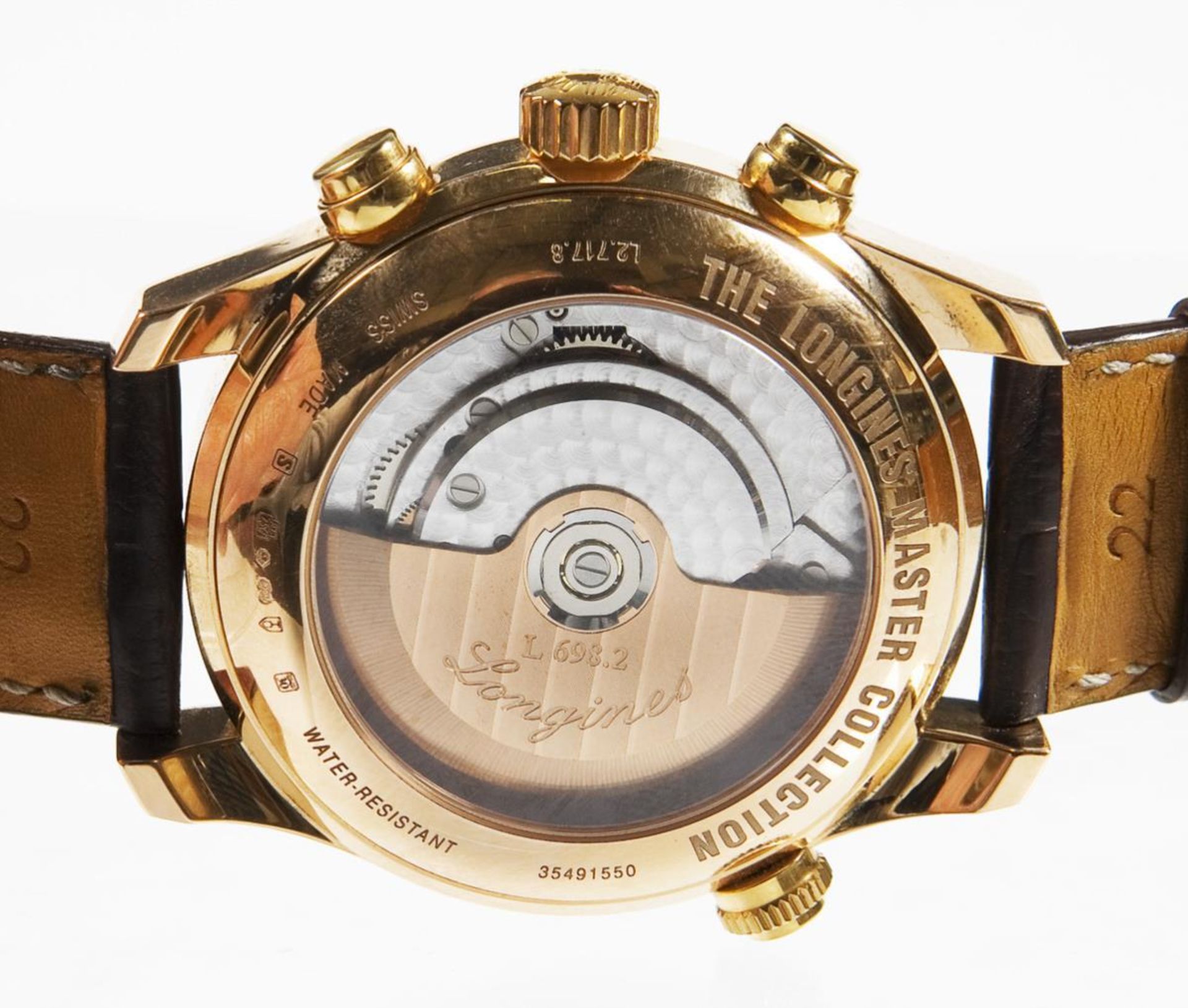 Armbanduhr: Master Collection Retrograde in Gold.. LONGINES. - Image 3 of 16