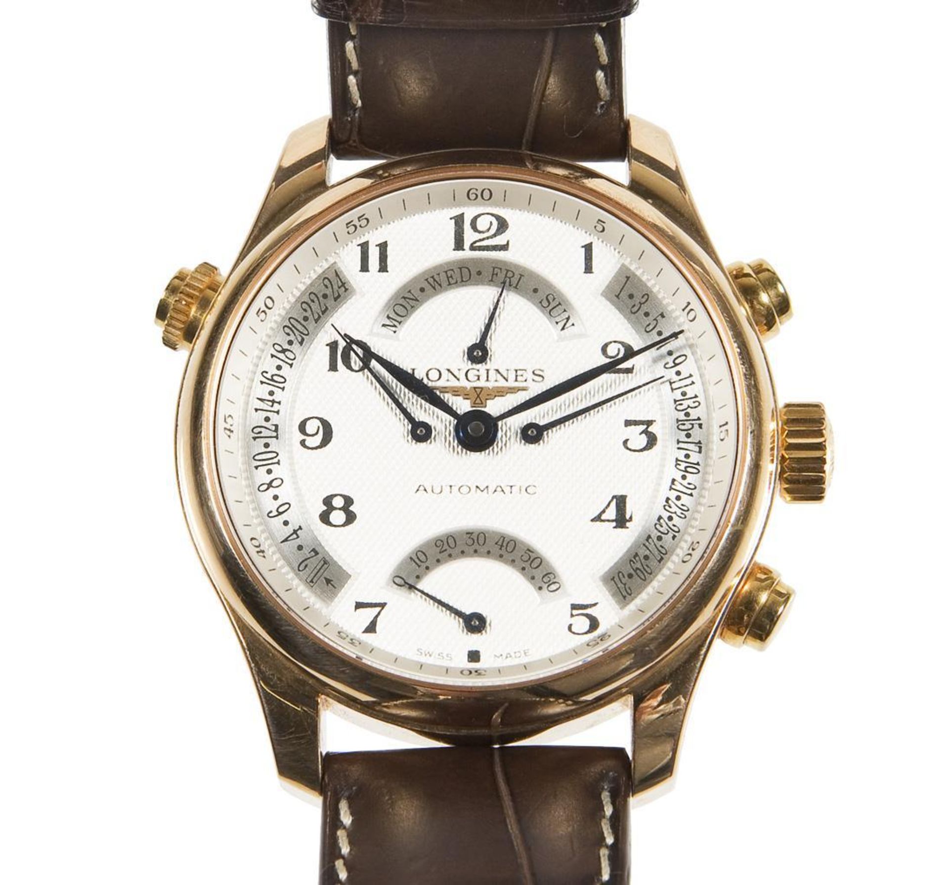 Armbanduhr: Master Collection Retrograde in Gold.. LONGINES. - Image 15 of 16