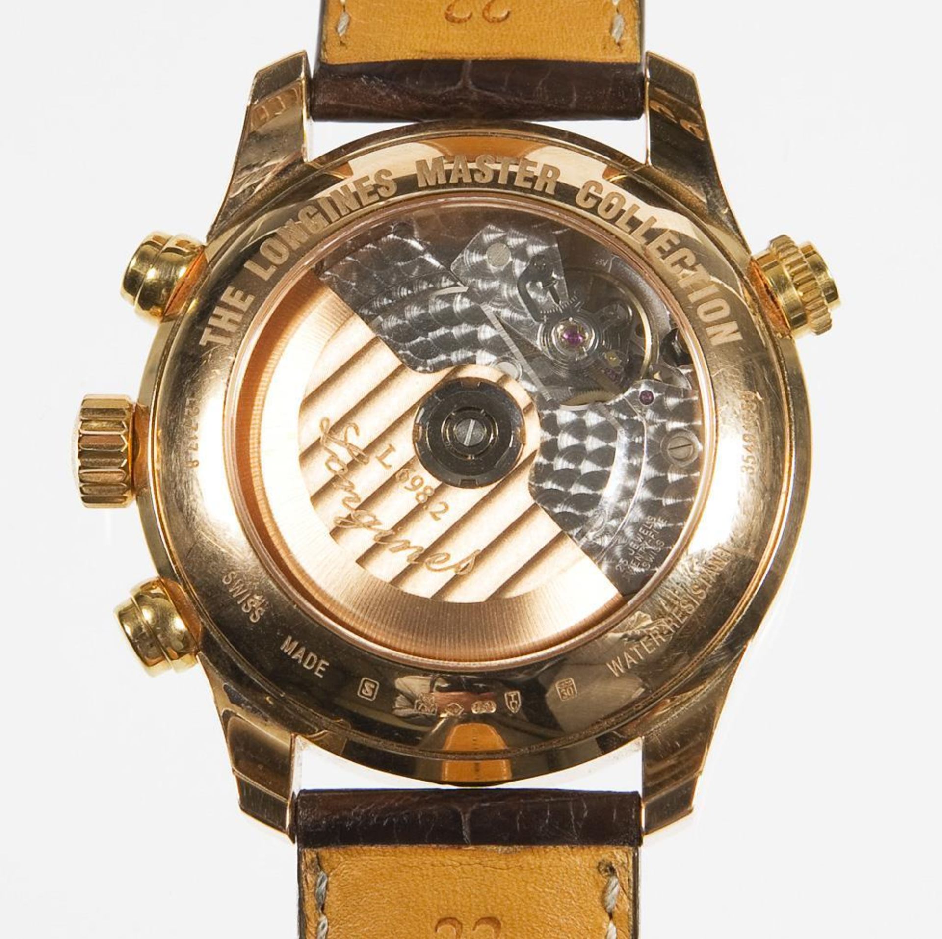 Armbanduhr: Master Collection Retrograde in Gold.. LONGINES. - Image 2 of 16