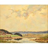 BLOCK, Joseph (1863 Bernstadt - 1943 Berlin). Brandenburger Landschaft.
