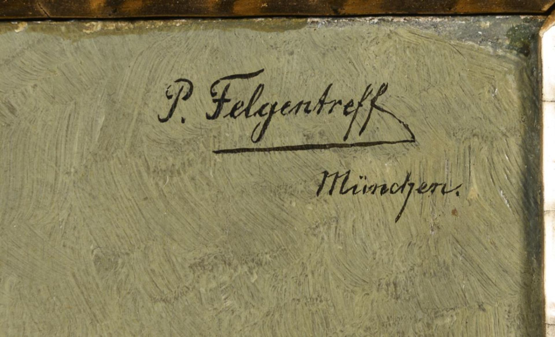 FELGENTREFF, Paul (1854 Potsdam - 1933 München). Zwei Kinderbildnisse. - Image 6 of 7