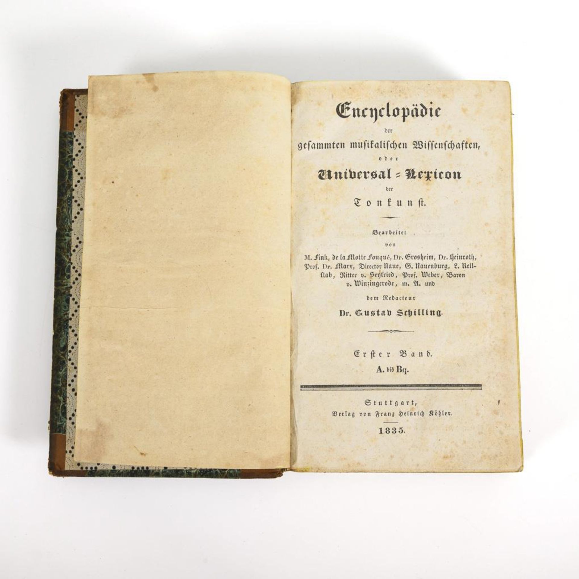 SCHILLING, Gustav. "Encyclopädie der gesammten musikalischen Wissenschaften" 6 Bände. - Image 2 of 2