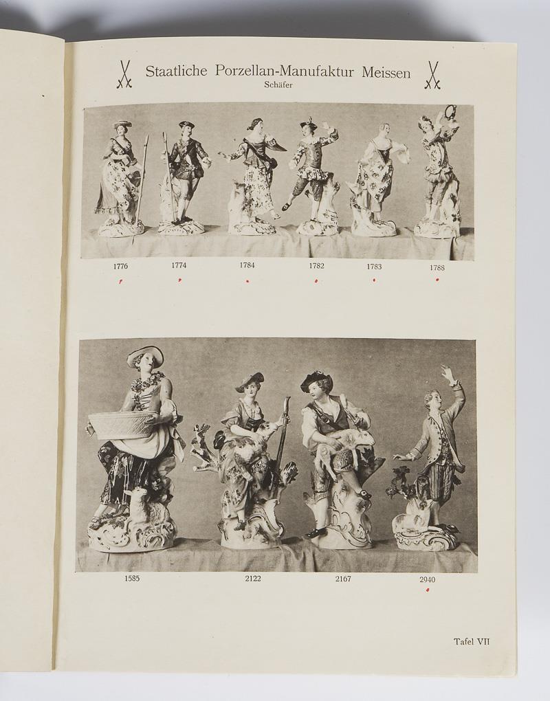 7 Meissen-Figuren-Kataloge von 1931. - Image 4 of 8